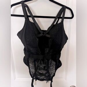 Body Rage Curve Black Corset Size 1x